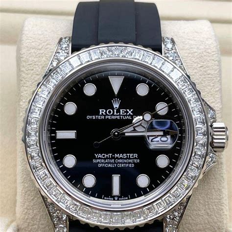 rolex yacht master diamond bezel